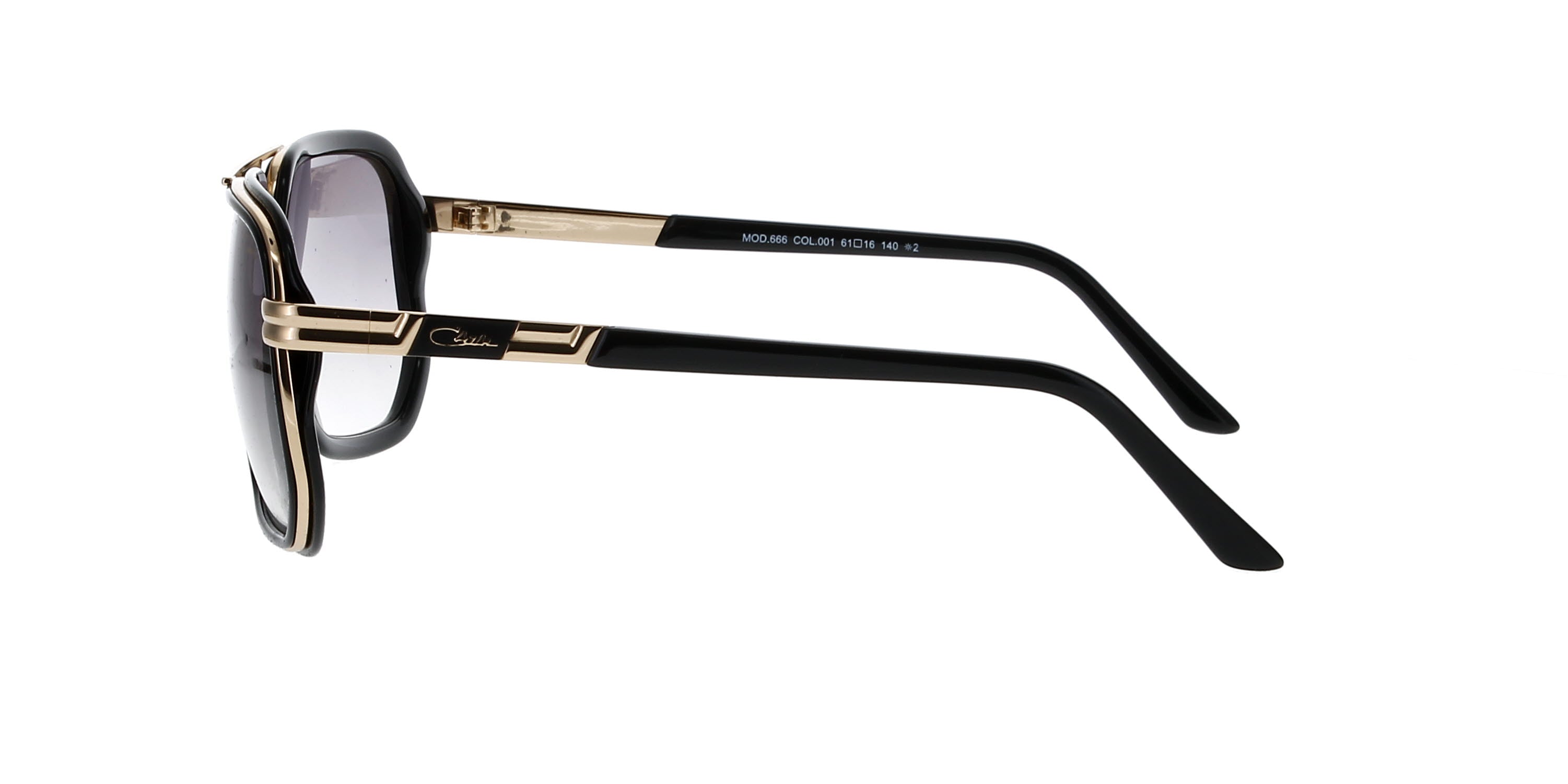 Cazal Legends Sun 666 Sunglasses - Retro Aviator Style UV Protection Shades for Men & Women - Perfect for Driving, Beach, and Outdoor Activities
