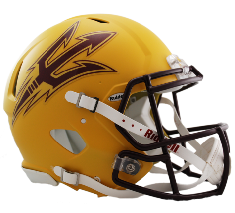 Arizona State Gold Revolution Speed Authentic Football Helmet - Perfect for Game Day, Collectibles & Fan Gear
