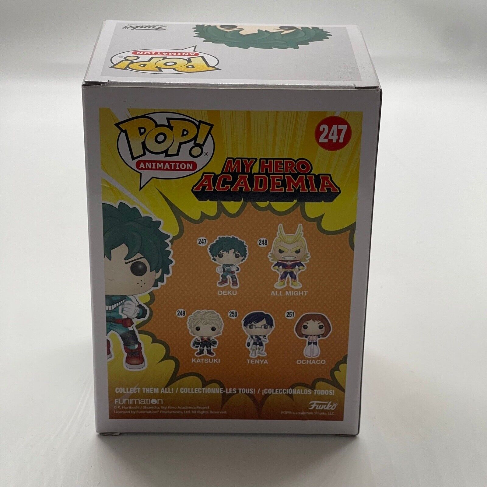 My Hero Academia Deku #247 Funko Pop Vinyl Figure - Anime Collectible for Display & Gift Giving