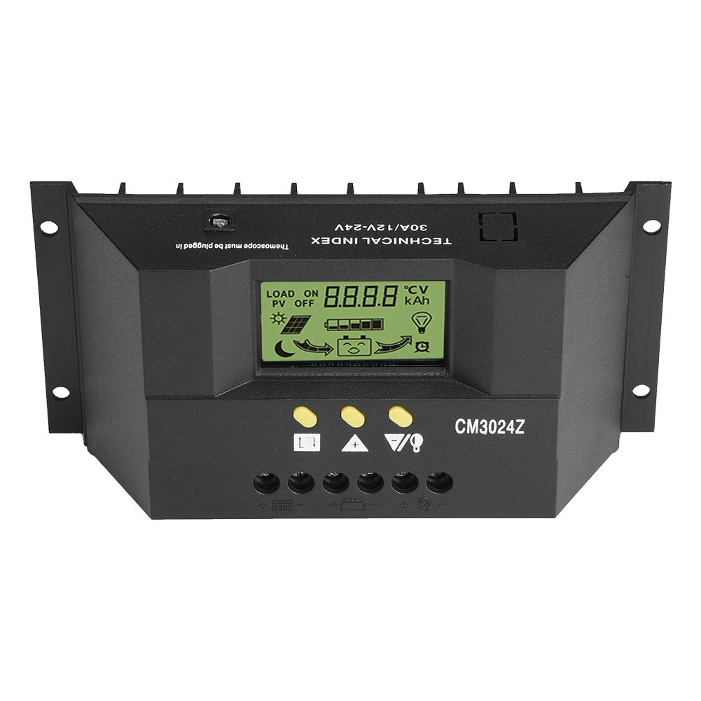 Entatial 12V Solar Charge Controller - PWM Intelligent Solar Panel Regulator for 12V Batteries | Perfect for Balcony, Garden, Home & Rooftop Solar Systems