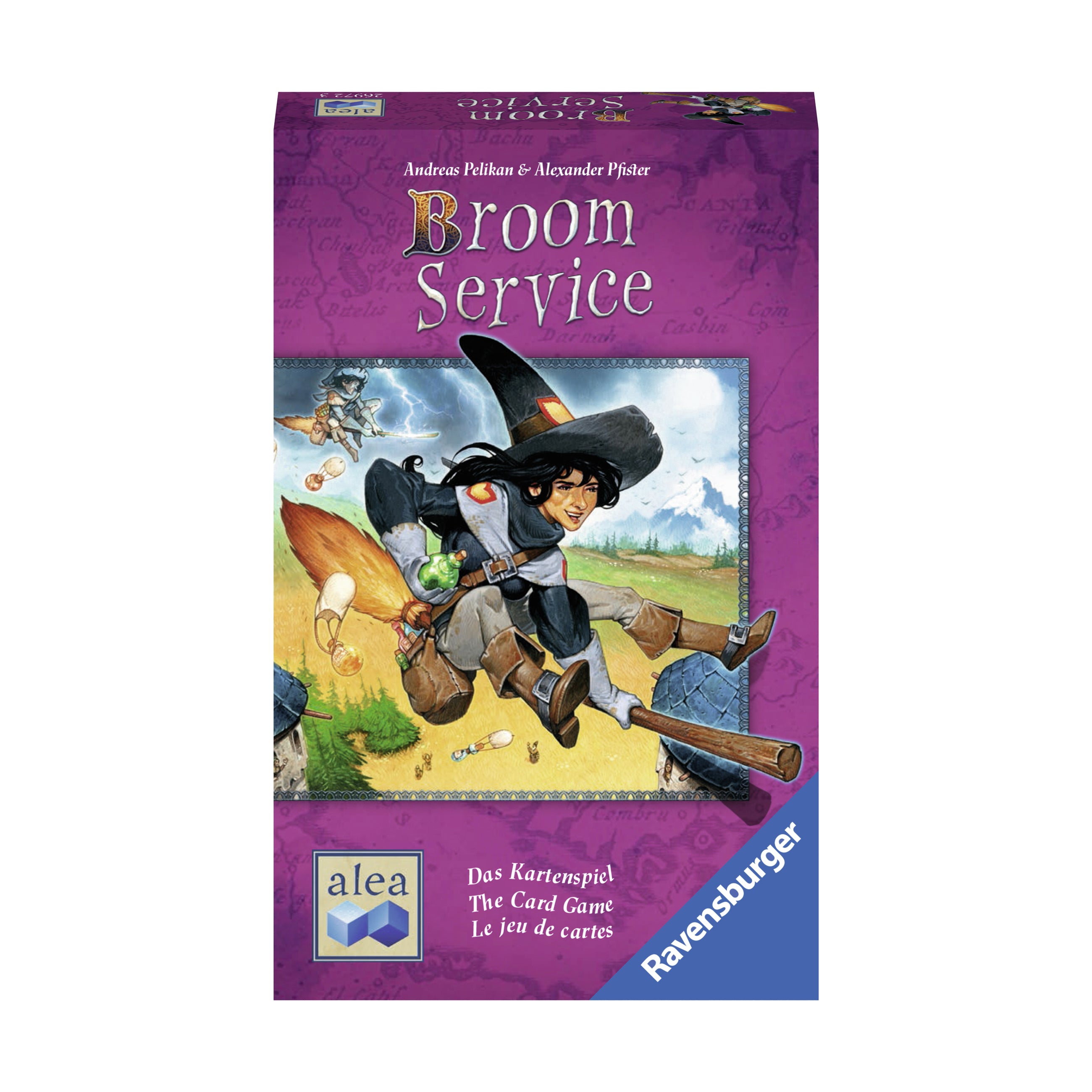 Broom Service Alea Card Game Series #2 with 1st Expansion - Strategic Board Game for Family Game Nights & Adult Game Parties