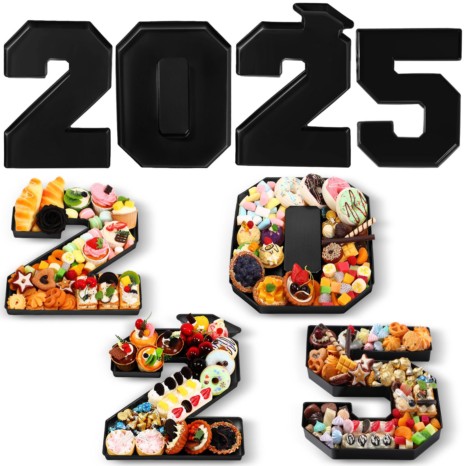 2025 Graduation Party Supplies - 4 Pack 13.7