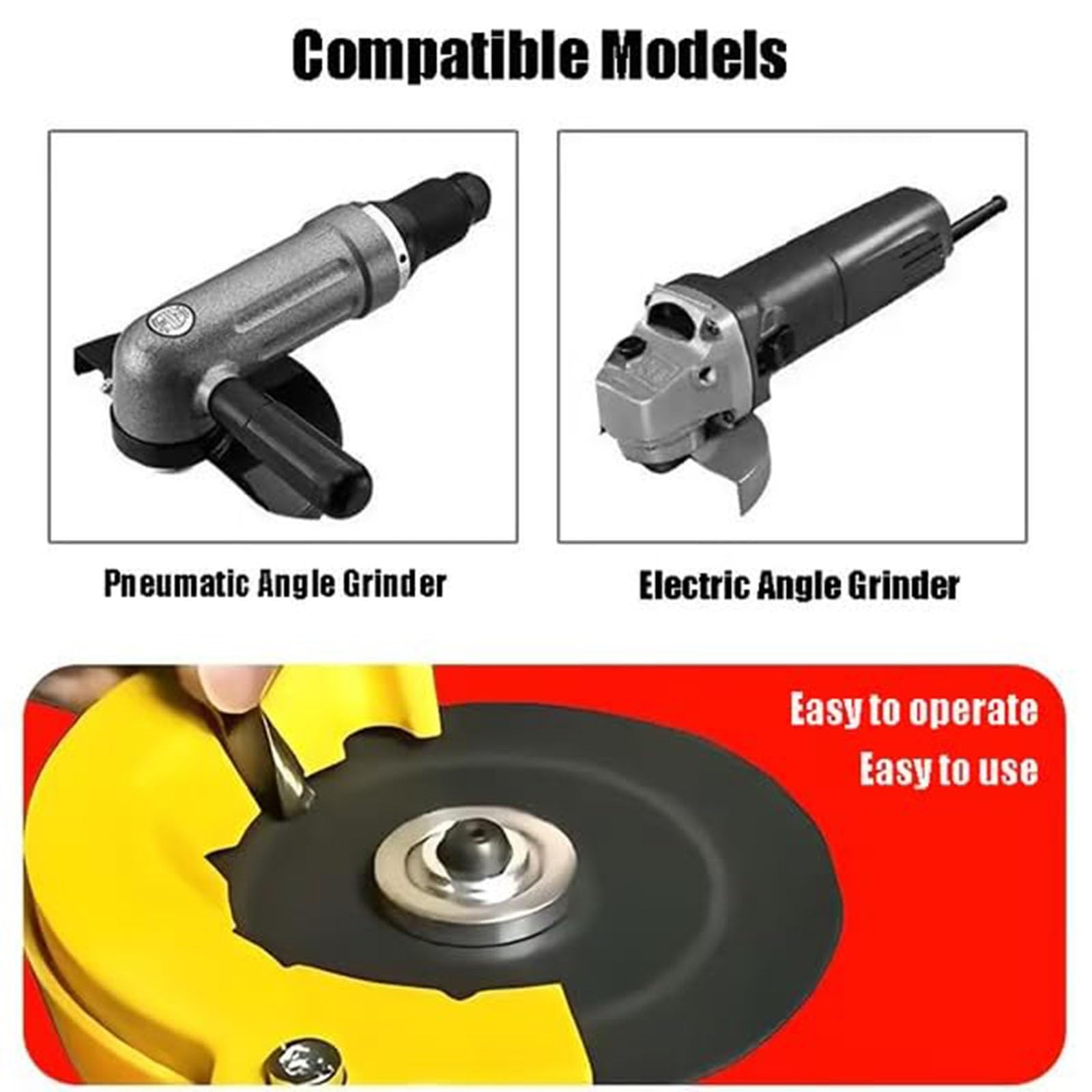 Angle Grinder Drill Bit Sharpener Attachment - Portable Multi-Size Bit Sharpening Tool for Grinding & Polishing Old Drill Bits (2Pcs) - Perfect for Metalworking, Woodworking & DIY Projects