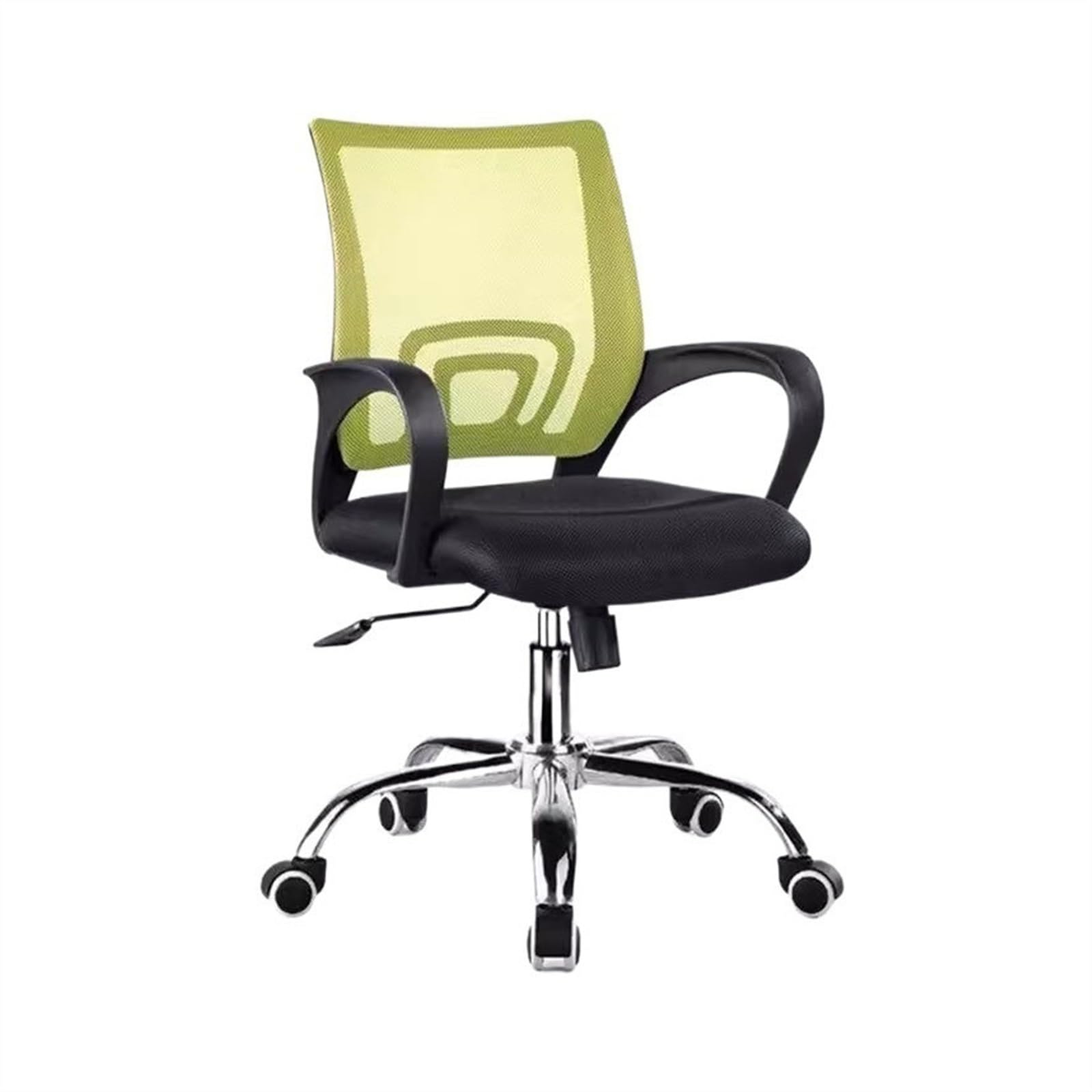 Ergonomic Office Chair - Adjustable Computer Desk Chair with Lumbar Support, Swivel & Rolling Wheels for Home, Study, Conference - Comfortable Mesh Back & Seat (Green & Black) - Perfect for Long Hours of Work, Gaming, or Online Classes