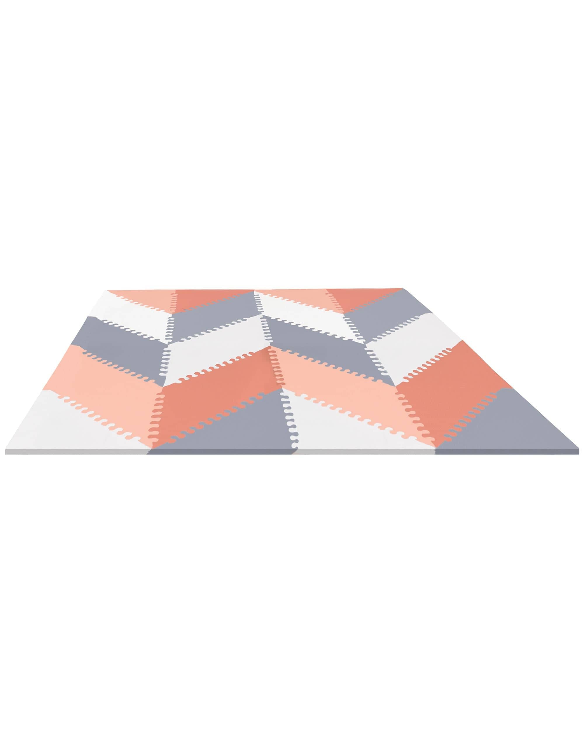 Skip Hop Playspot Geo Floor Foam Tiles - Non-Toxic Baby Play Mat for Crawling & Learning - Perfect for Nursery, Playroom & Daycare Safety
