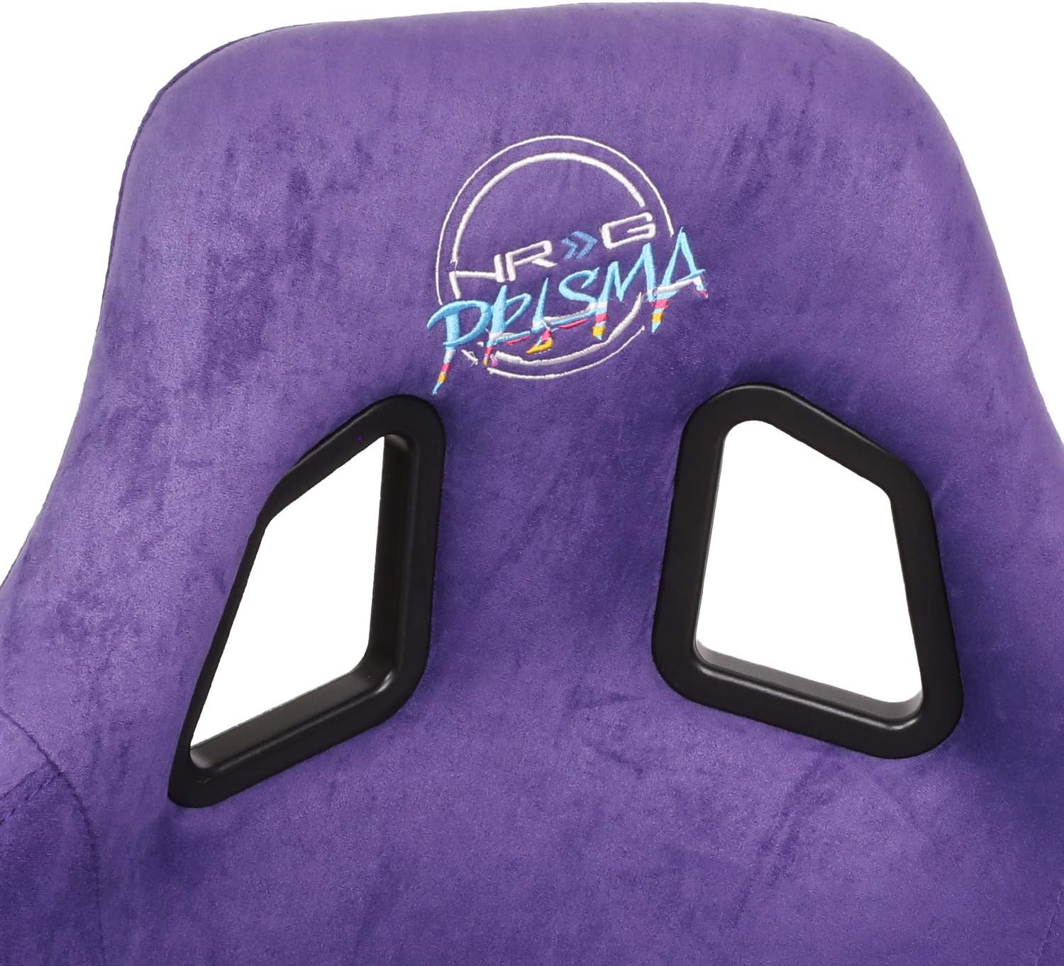 NRG FRP Prisma Edition Bucket Seat - Large Size, Purple Racing Seat for Cars - Perfect for Racing, Drifting & Gaming Simulators
