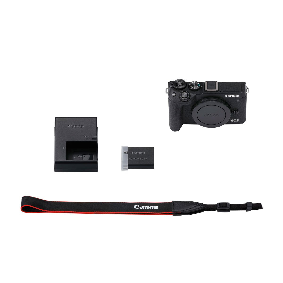 Canon EOS M6 Mark II Mirrorless Digital Camera Body (Black) - Open Box - Perfect for Travel Photography & Vlogging