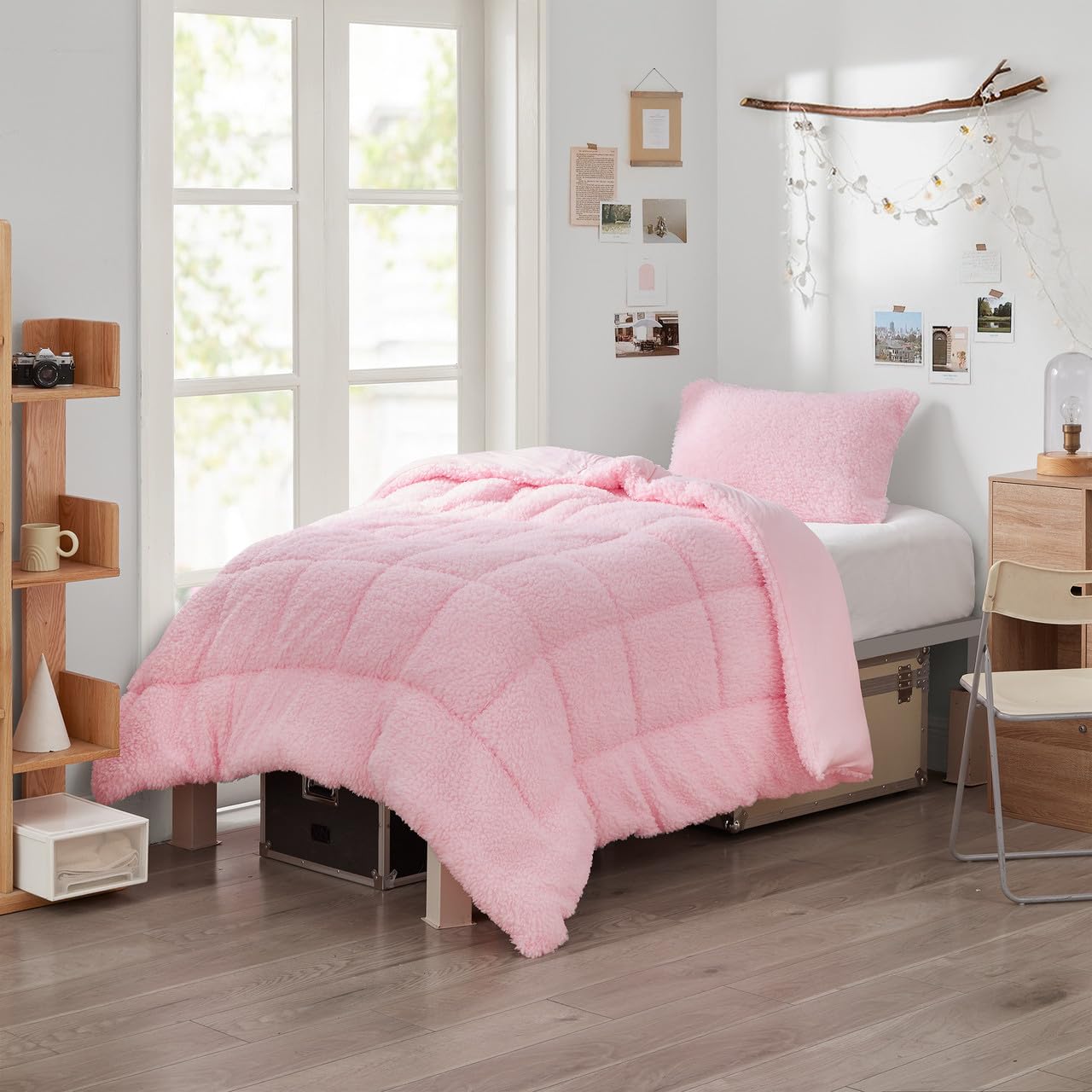 Byourbed Cotton Candy Twin XL Comforter - Ultra Soft & Hypoallergenic Bubblegum Pink Bedding - Perfect for Kids Rooms, Dorm Decor & Cozy Sleep