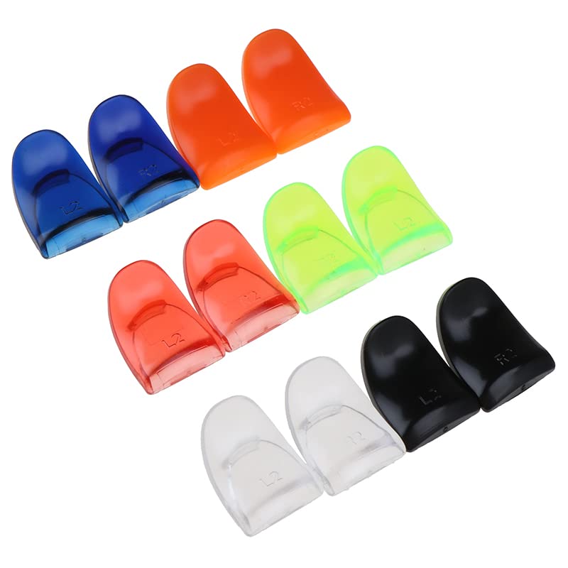 PS4 Controller Trigger Button Extenders - L2 R2 Button Extensions for PS4, PS4 Slim & PS4 Pro (Clear Blue) - Improve Grip & Comfort for FPS, Racing & Action Games