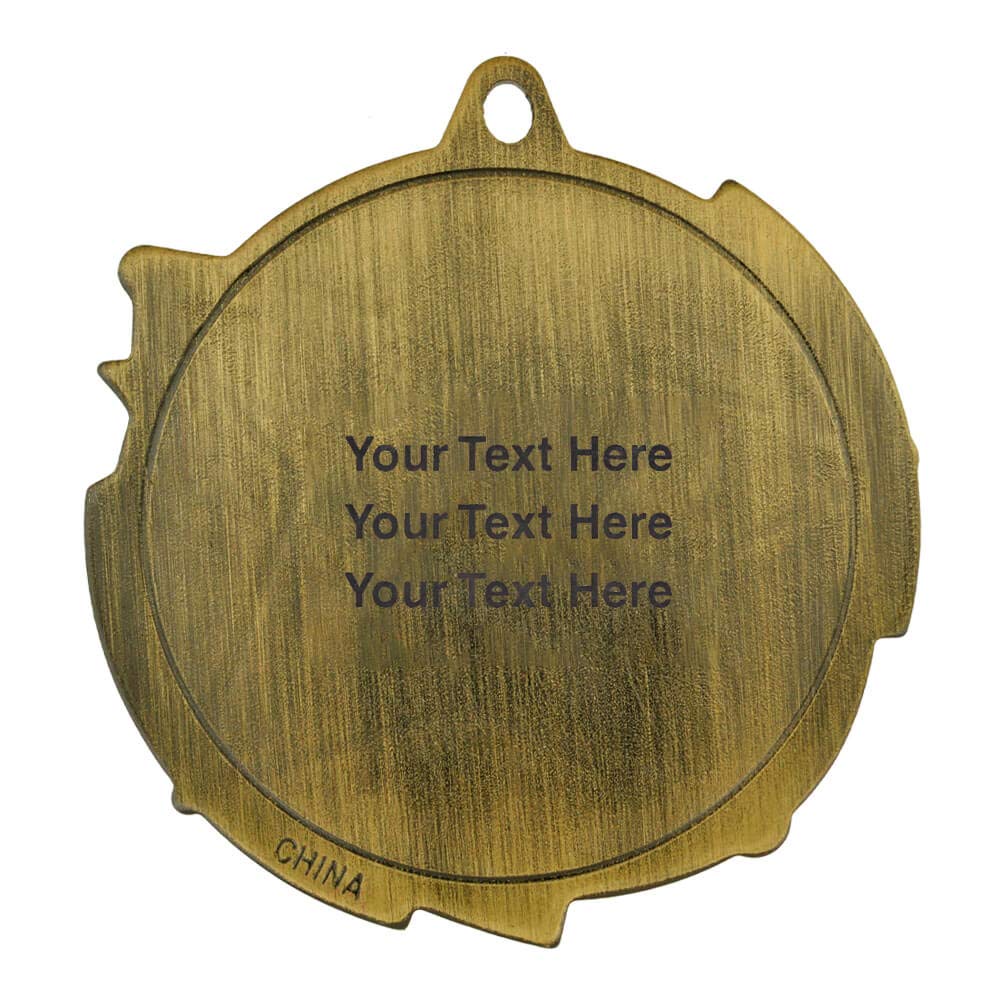 Custom Engraved Sports Medals for Awards & School Events - Personalized Trophy for Competitions, Tournaments & Achievements