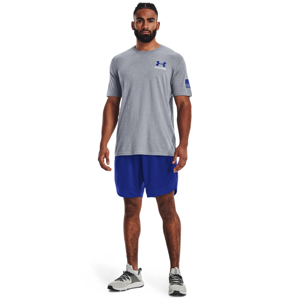 Men's Under Armour Freedom Banner T-Shirt - Moisture-Wicking Athletic Tee for Gym, Running & Casual Wear | Breathable Comfort Fit Workout Shirt