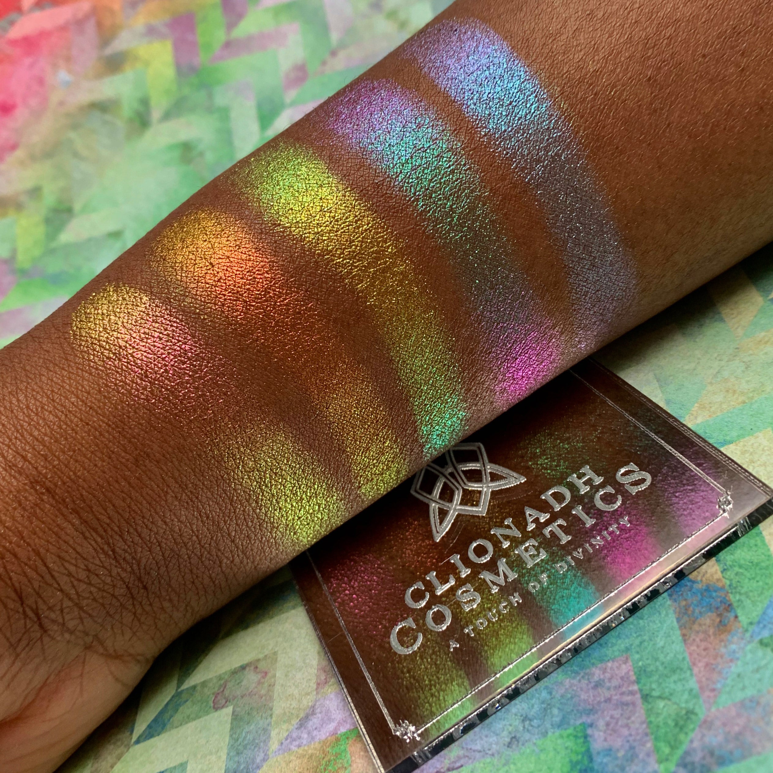 Burnt Sienna Deep Iridescent Multichrome Eyeshadow - Long Lasting Pigmented Makeup for Day & Night Looks