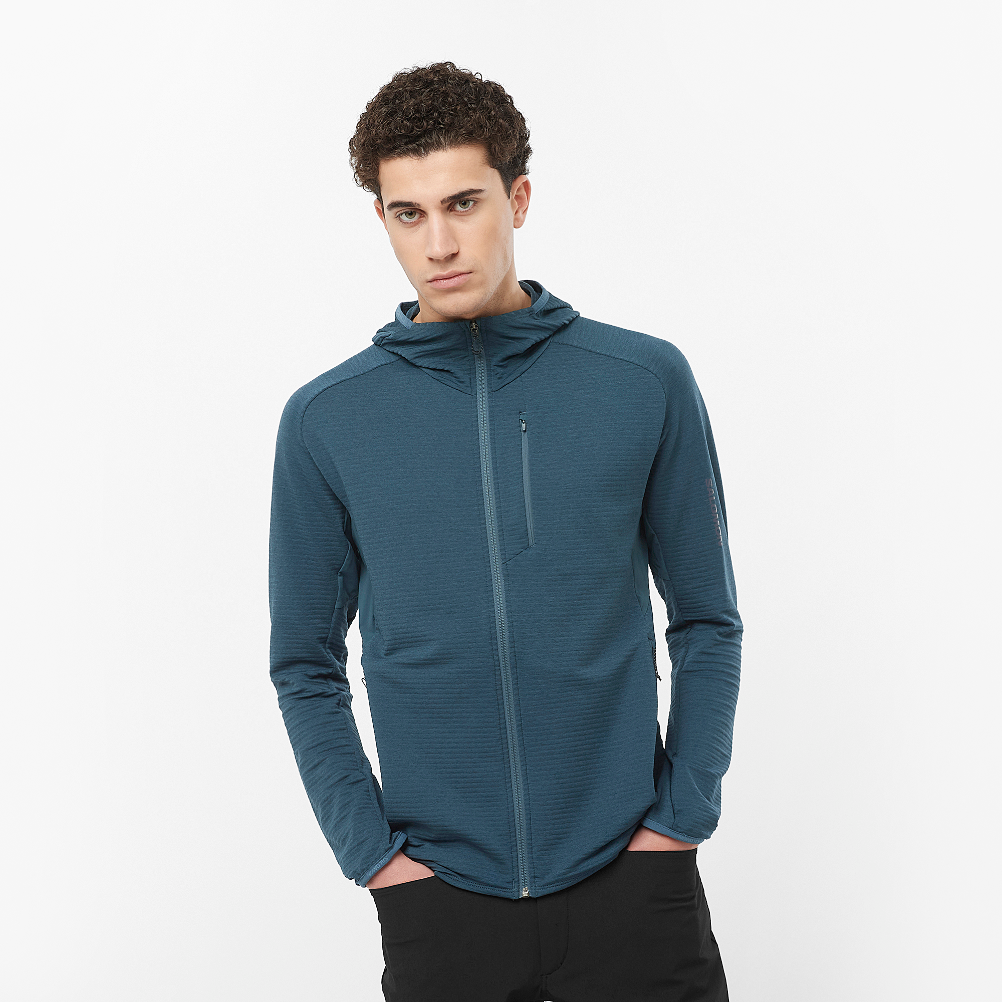 Men's Essential Lightweight Warm Hoodie - Midnight Navy | Comfortable Pullover for Casual Wear, Outdoor Activities & Layering