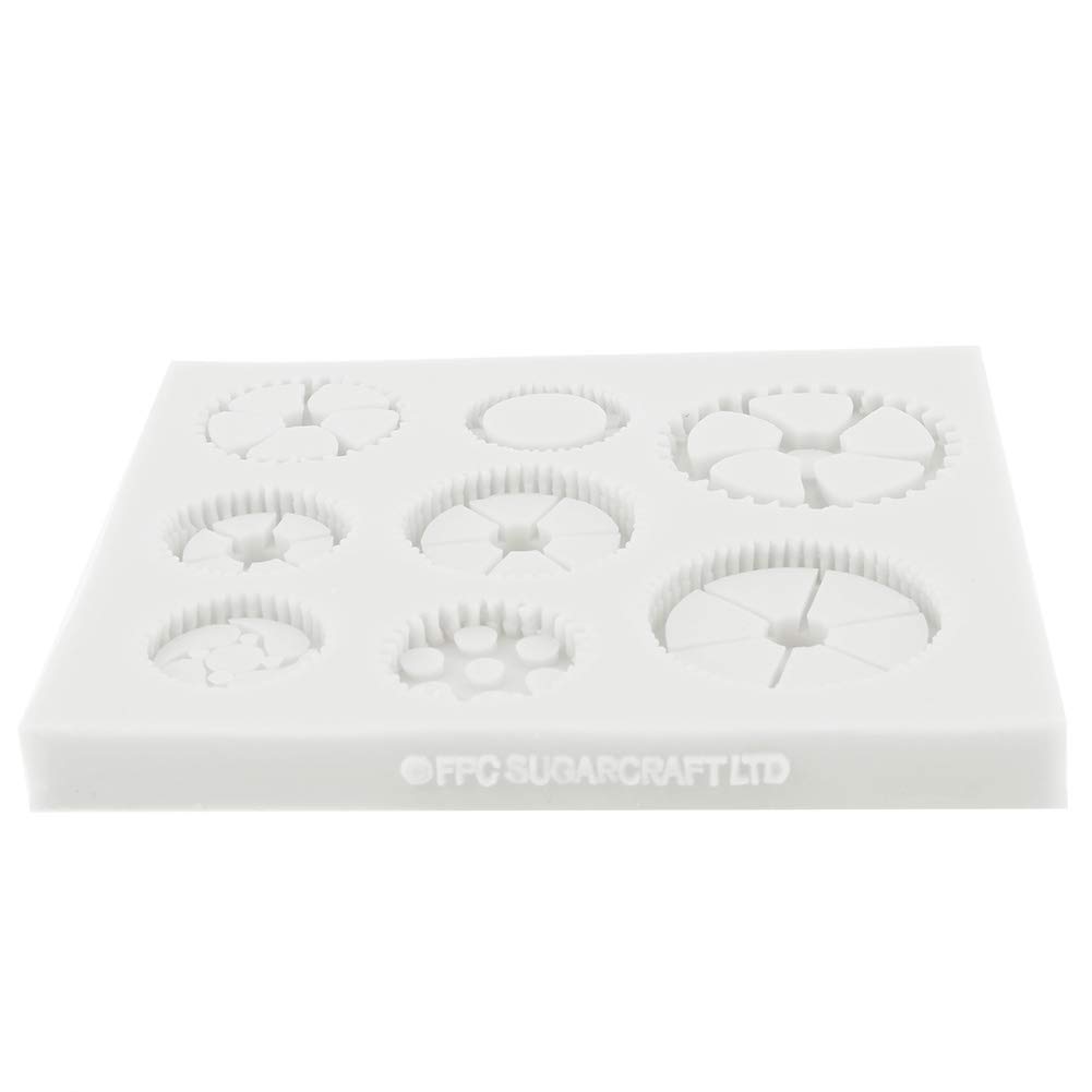 Premium Silicone Fondant Molds - Wheel Tire Shape Chocolate Candy Molds for Cake Decorating, Baking & DIY Desserts (Light Grey) - Perfect for Birthday Cakes, Cupcakes & Party Treats