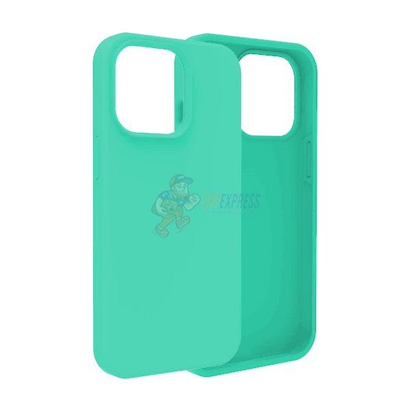 iPhone 14 Pro Case Slim Soft Silicone Protective Shockproof Cover - Spearmint Green | Perfect for Everyday Use, Travel & Outdoor Activities