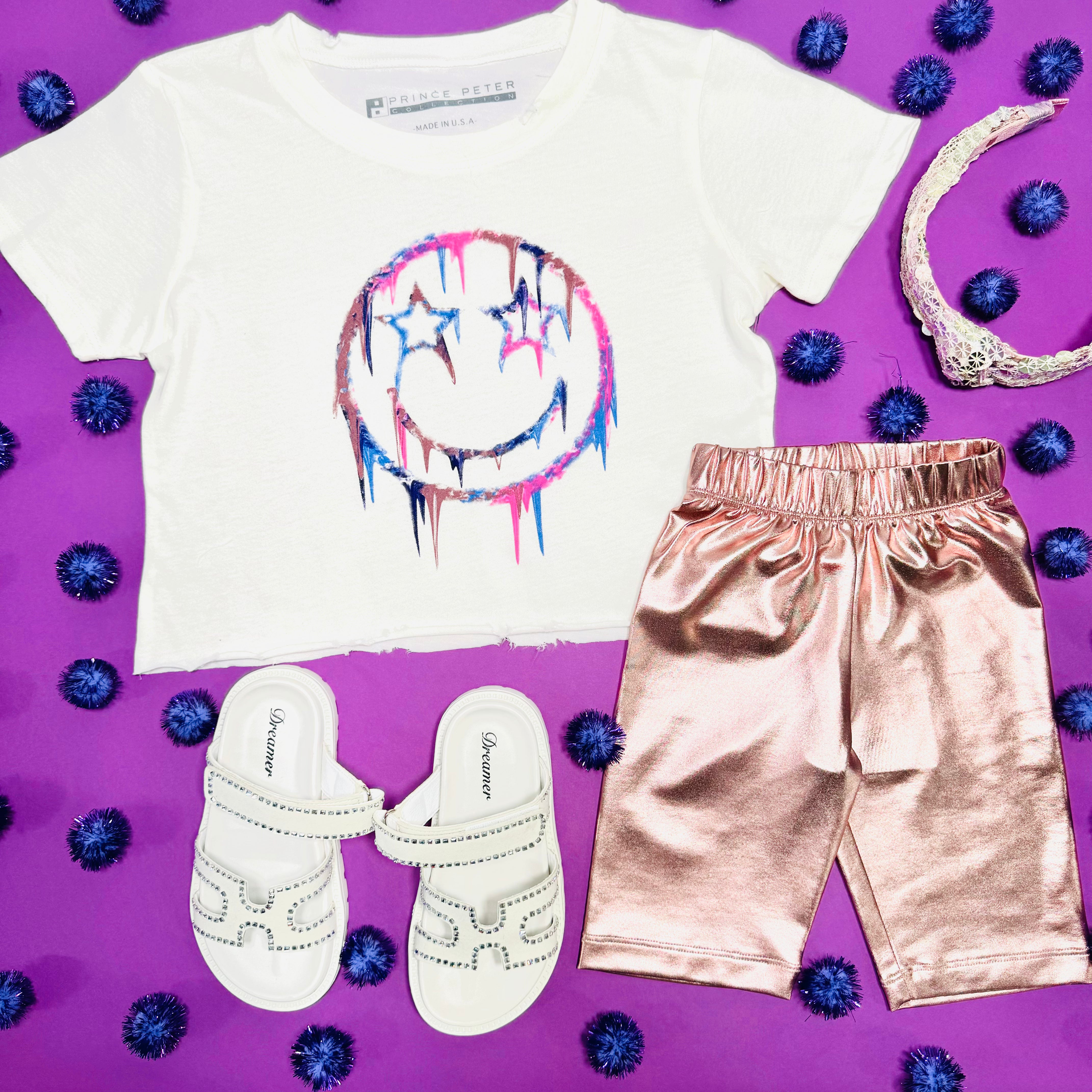 Trendy Drippy Smiley Face T-Shirt for Men & Women - Cool Graphic Tee for Casual Wear, Street Style & Everyday Outfits