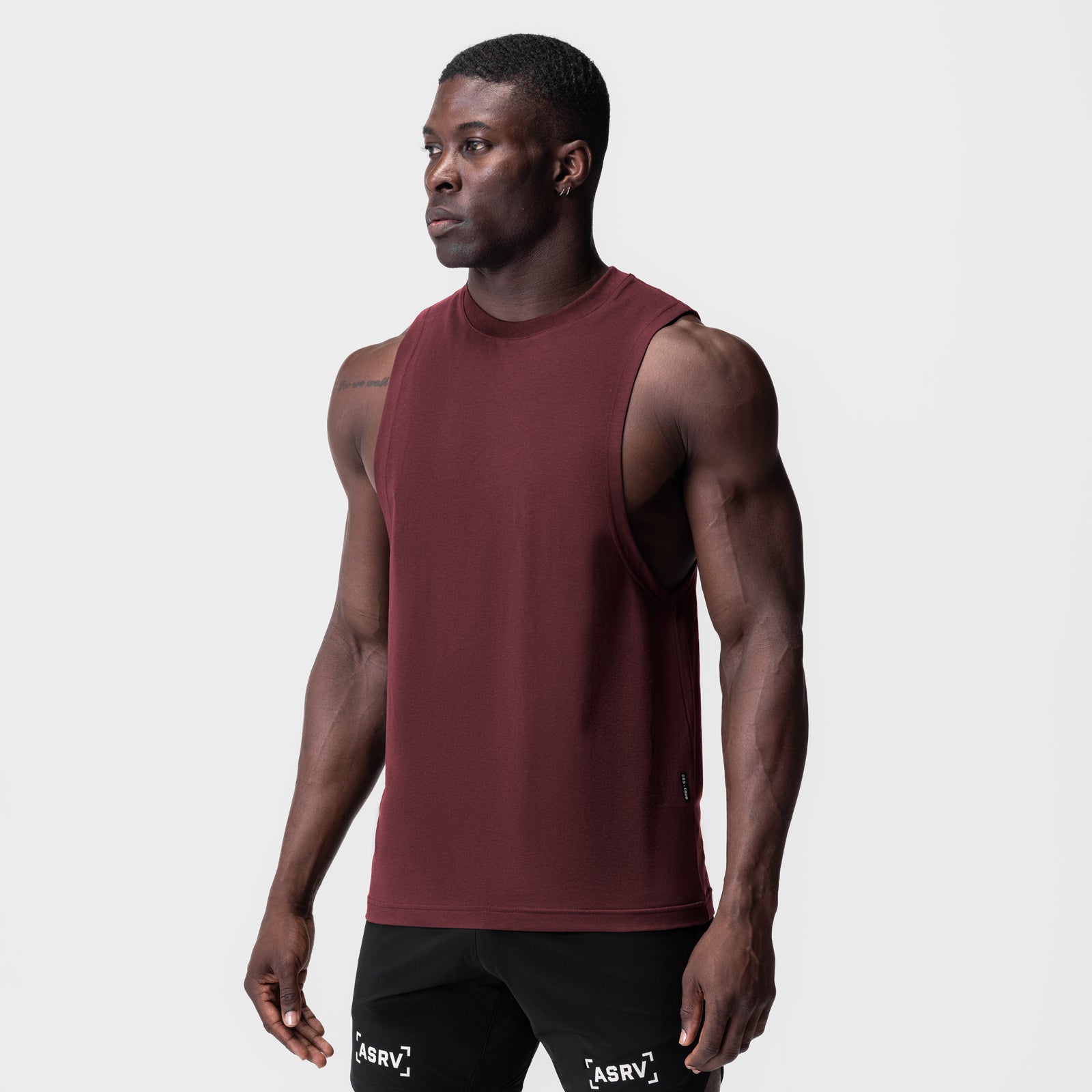 Premium Supima® Cotton Muscle Tank Top for Women - Soft & Breathable Crimson Red Casual Wear - Perfect for Gym, Yoga & Summer Outfits