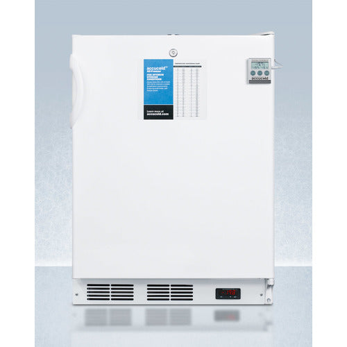 Accucold 24-Inch Wide ADA Compliant Built-In All Freezer - VT65MLBI7PLUS2ADA | Perfect for Restaurants, Commercial Kitchens & ADA-Compliant Spaces