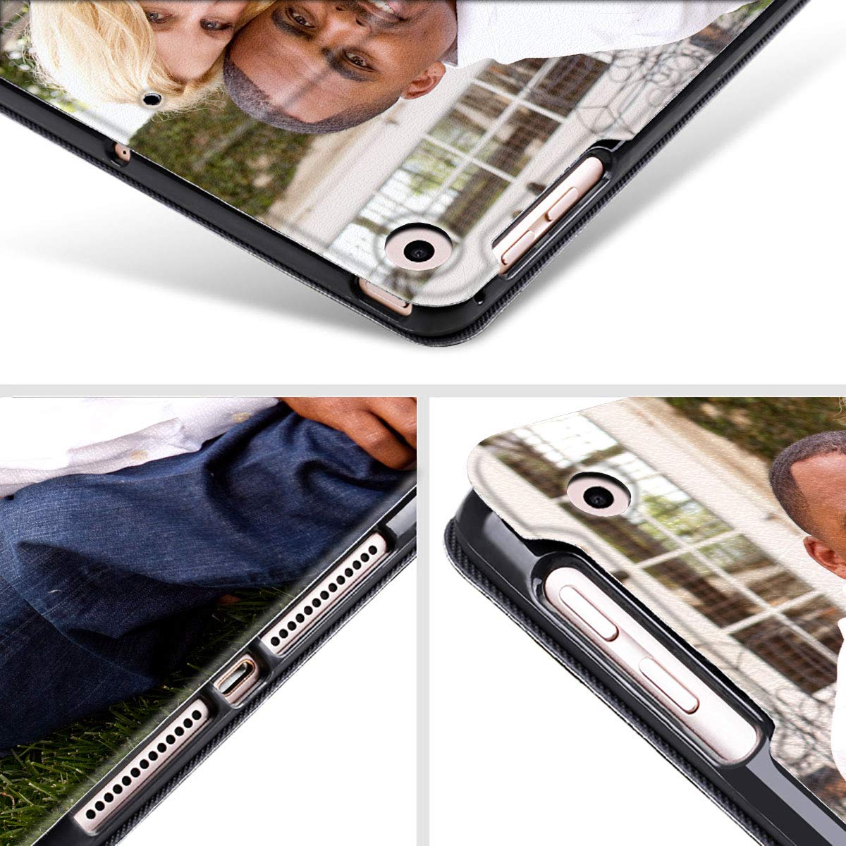 SHUMEI Custom Photo Case for iPad 10.2 inch 7th/8th/9th Generation (2019-2021) - Personalized Picture Leather Soft TPU Cover with Microfiber Lining & Auto Sleep/Wake | Protective Case for Work, School & Travel
