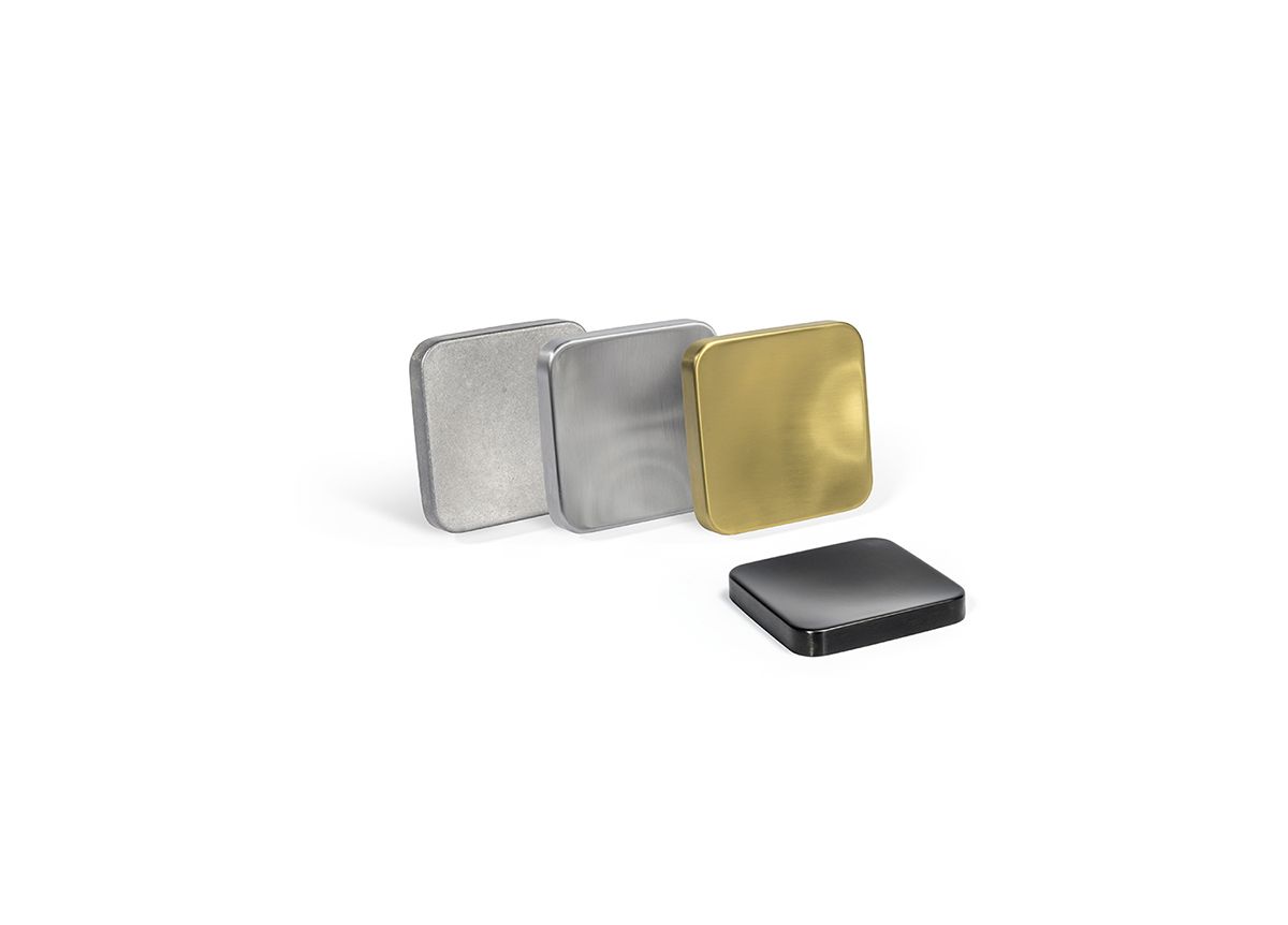 Premium FOH Brushed Stainless Steel Square Serving Dish Set of 4 (12-Pack) - Elegant Appetizer Plates for Parties, Weddings & Home Entertaining