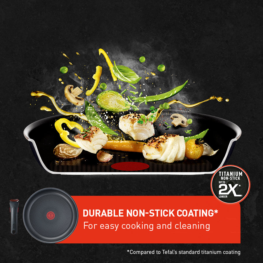 Tefal Ingenio XL Force Non-Stick 5-Piece Cookware Set L1589502 - Premium Frying Pans & Pots for Induction Cooking, Perfect for Home Chefs & Professional Kitchens