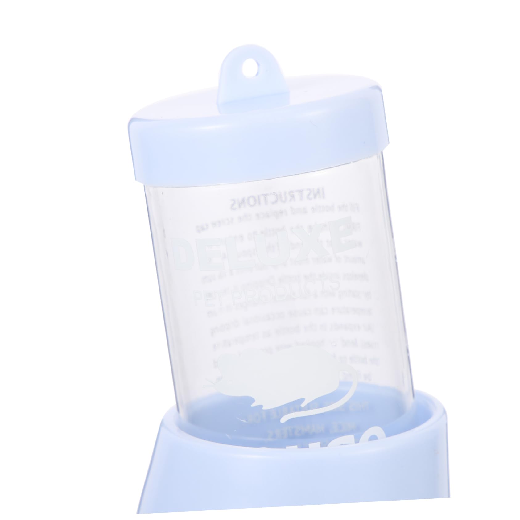DOITOOL 2-Pack Hamster Water Bottle with PP Bracket - Leak-Proof Small Animal Water Dispenser for Hamsters, Rabbits, Guinea Pigs - Perfect for Cage Mounting & Vertical Feeding (Household Pet Accessories)