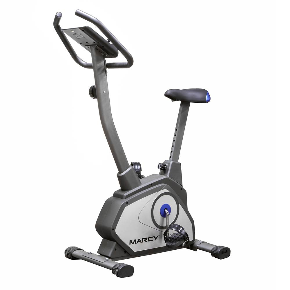 Marcy NS 40504U Magnetic Upright Exercise Bike for Home Gym - Compact Cardio Workout Equipment for Indoor Cycling & Fitness Training