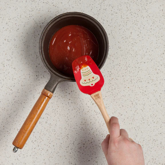 Now Designs Christmas Cookies Spatula - Holiday Baking Tool for Cookies, Cakes & Desserts - Perfect for Christmas Baking, Cookie Decorating & Gift Giving