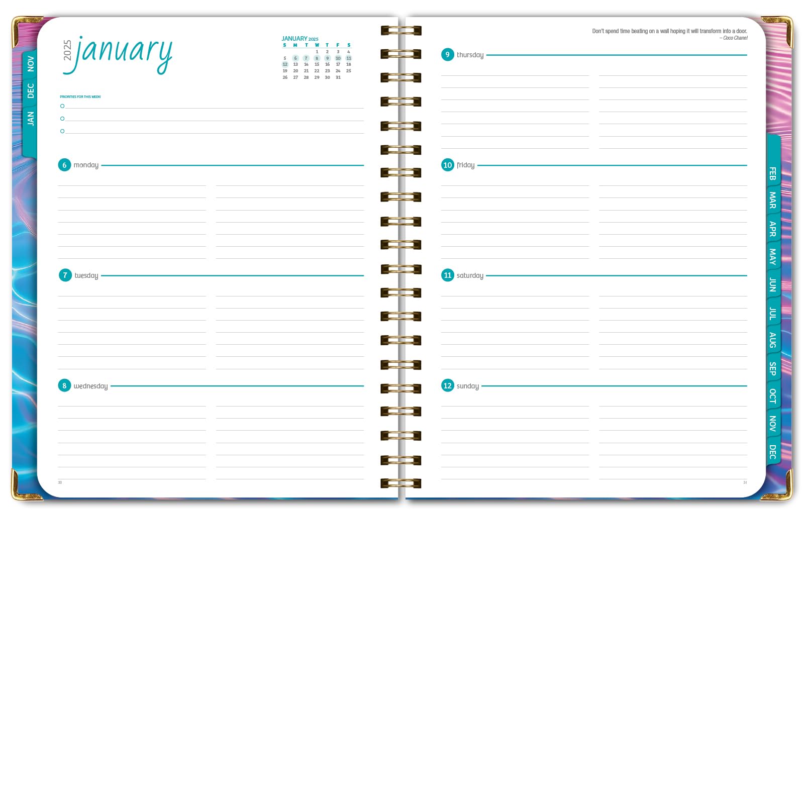 2025 Hardcover Planner 8.5