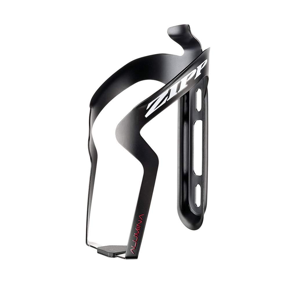 Zipp Alumina Water Bottle Cage - Lightweight Bike Water Bottle Holder for Road & Mountain Bikes - Durable Black Cycling Accessory for Hydration on Long Rides