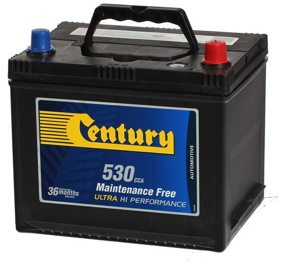Century 58MF Car Battery 530CCA - High Performance Auto Battery for Cars, Trucks & SUVs - Reliable Cold Cranking Amps for Winter Starting - Perfect for Daily Commute & Road Trips