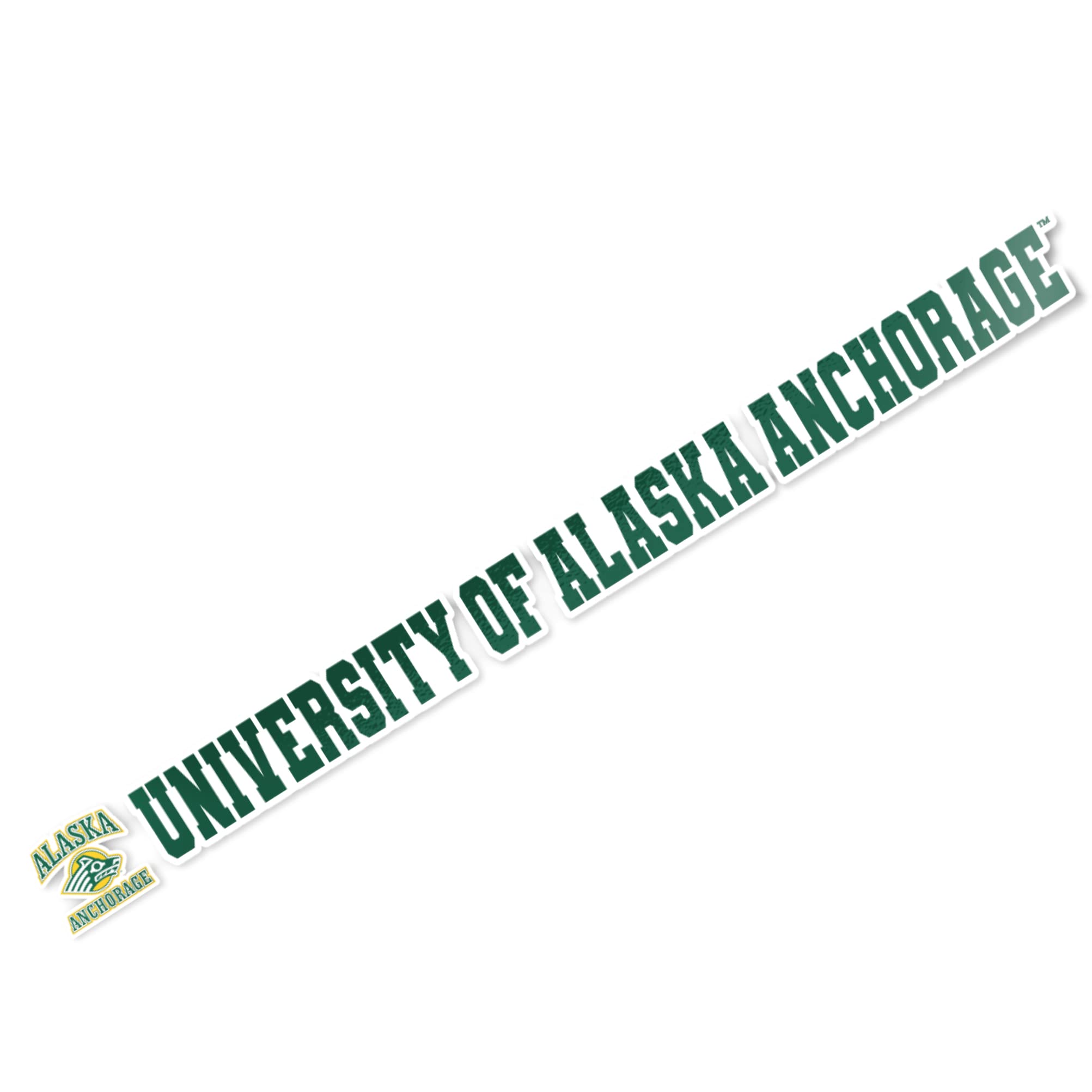 University of Alaska Anchorage Sticker Decal - 15 Inch Vinyl Laptop, Water Bottle, Car & Scrapbook Decal - Perfect for School Spirit, DIY Crafts & Personalizing Belongings