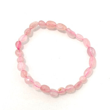 Natural Rose Quartz Bracelet for Women - Healing Crystal Jewelry for Stress Relief & Positive Energy - Perfect for Meditation, Yoga & Everyday Wear