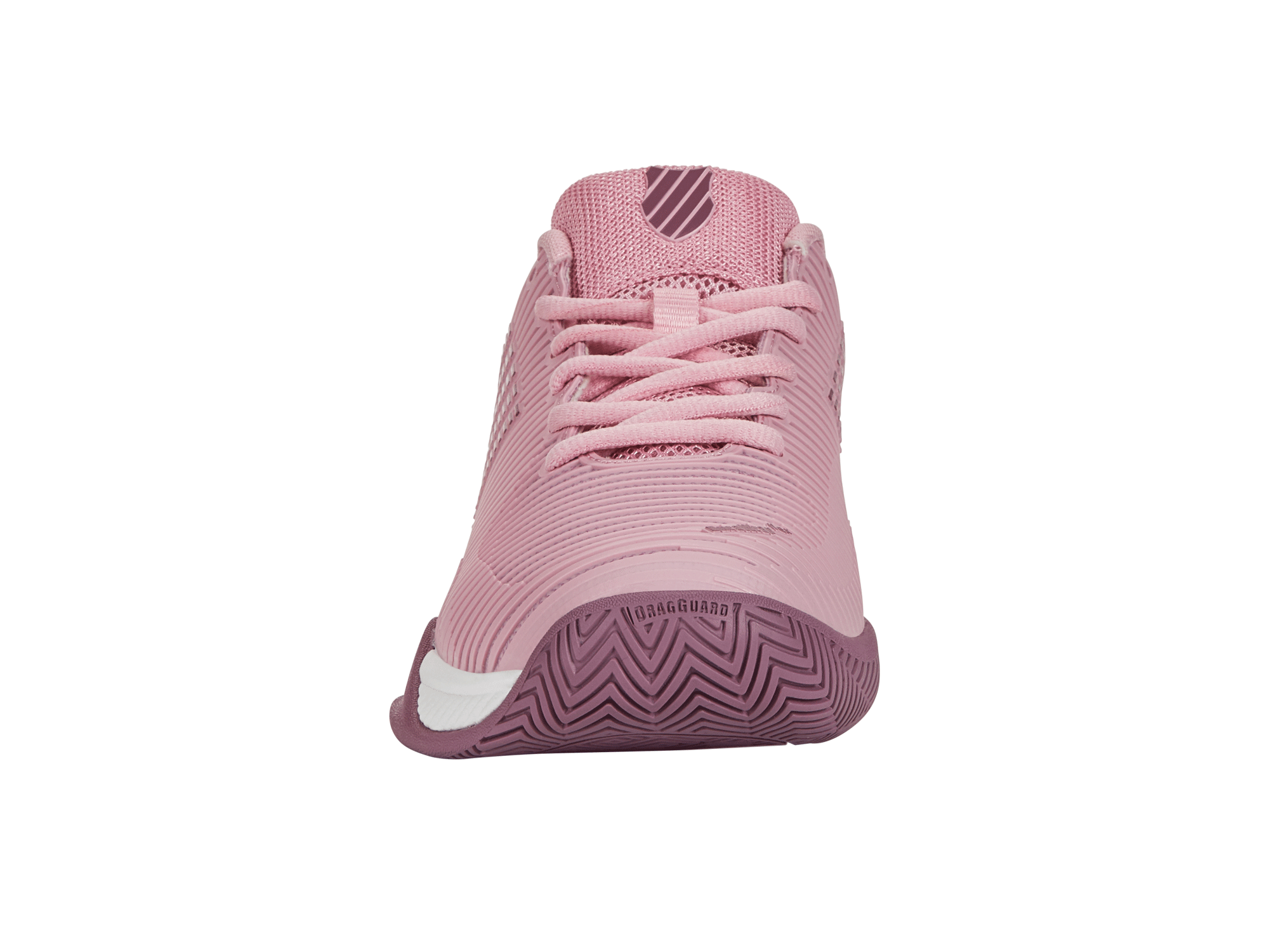 Hypercourt Express 2 Women's Tennis Shoes - Cameo Pink / Grape Nectar / Orchid Haze | Lightweight & Breathable for Court Sports | Perfect for Tennis, Pickleball & Casual Wear
