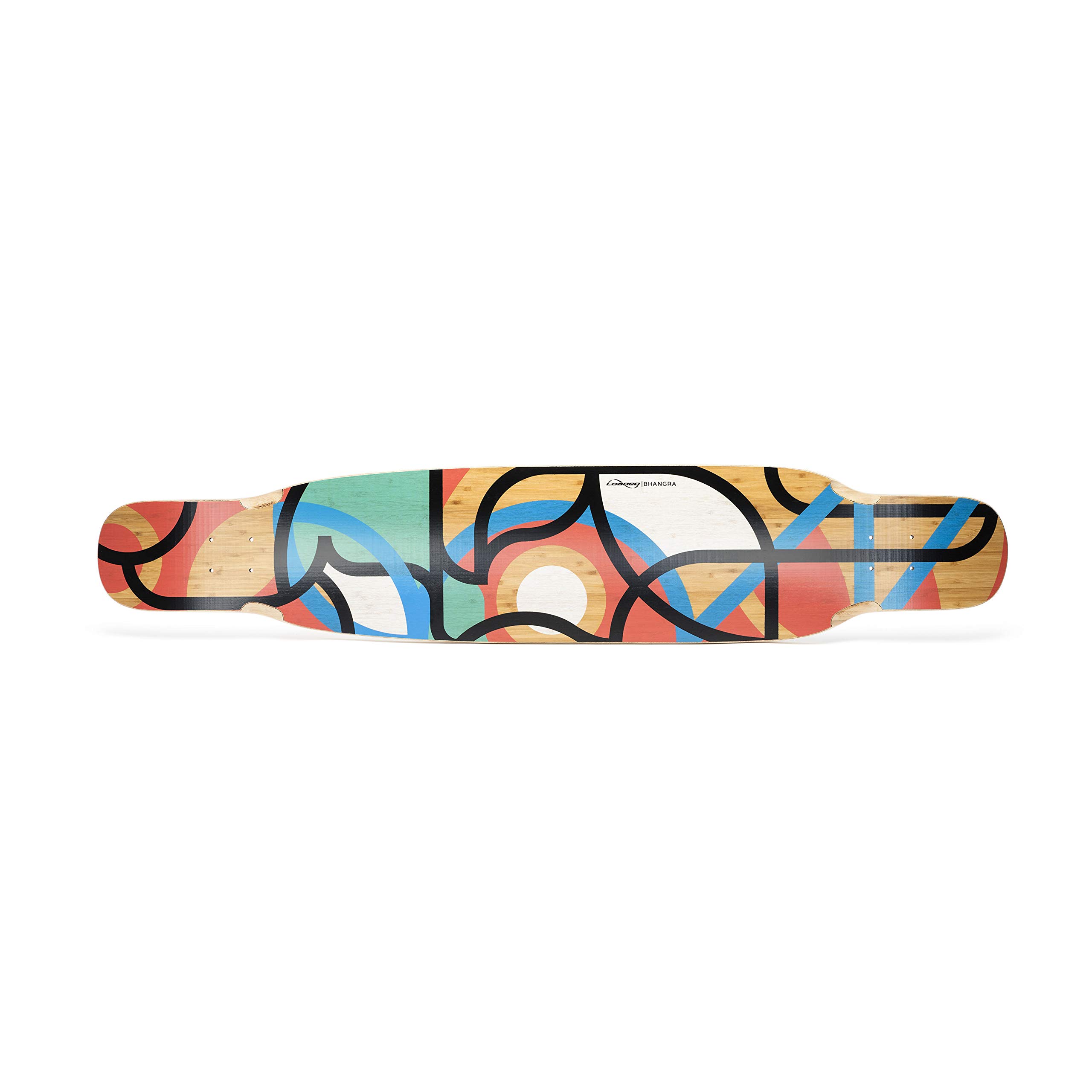 Loaded Bhangra Bamboo Longboard Skateboard Deck - Premium Bamboo Construction for Smooth Cruising & Carving - Perfect for Commuting, Downhill & Freestyle Riding
