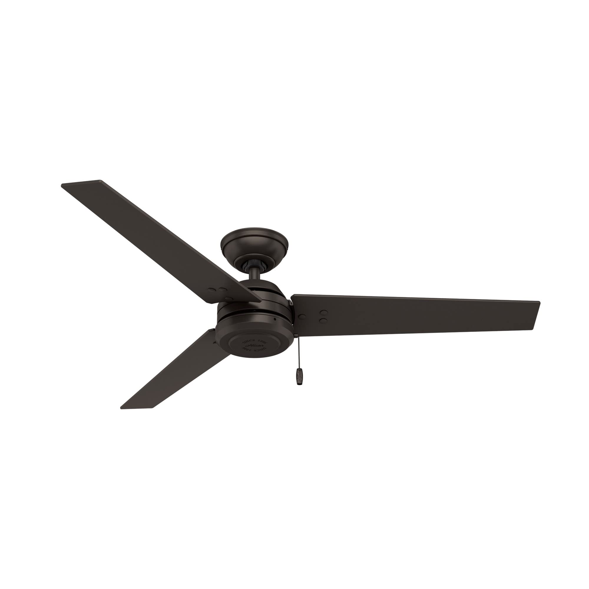 Hunter 59261 Cassius 52-Inch Indoor/Outdoor Ceiling Fan with LED Light Kit - Premier Bronze Finish - Perfect for Living Room, Bedroom, Patio and Covered Porch