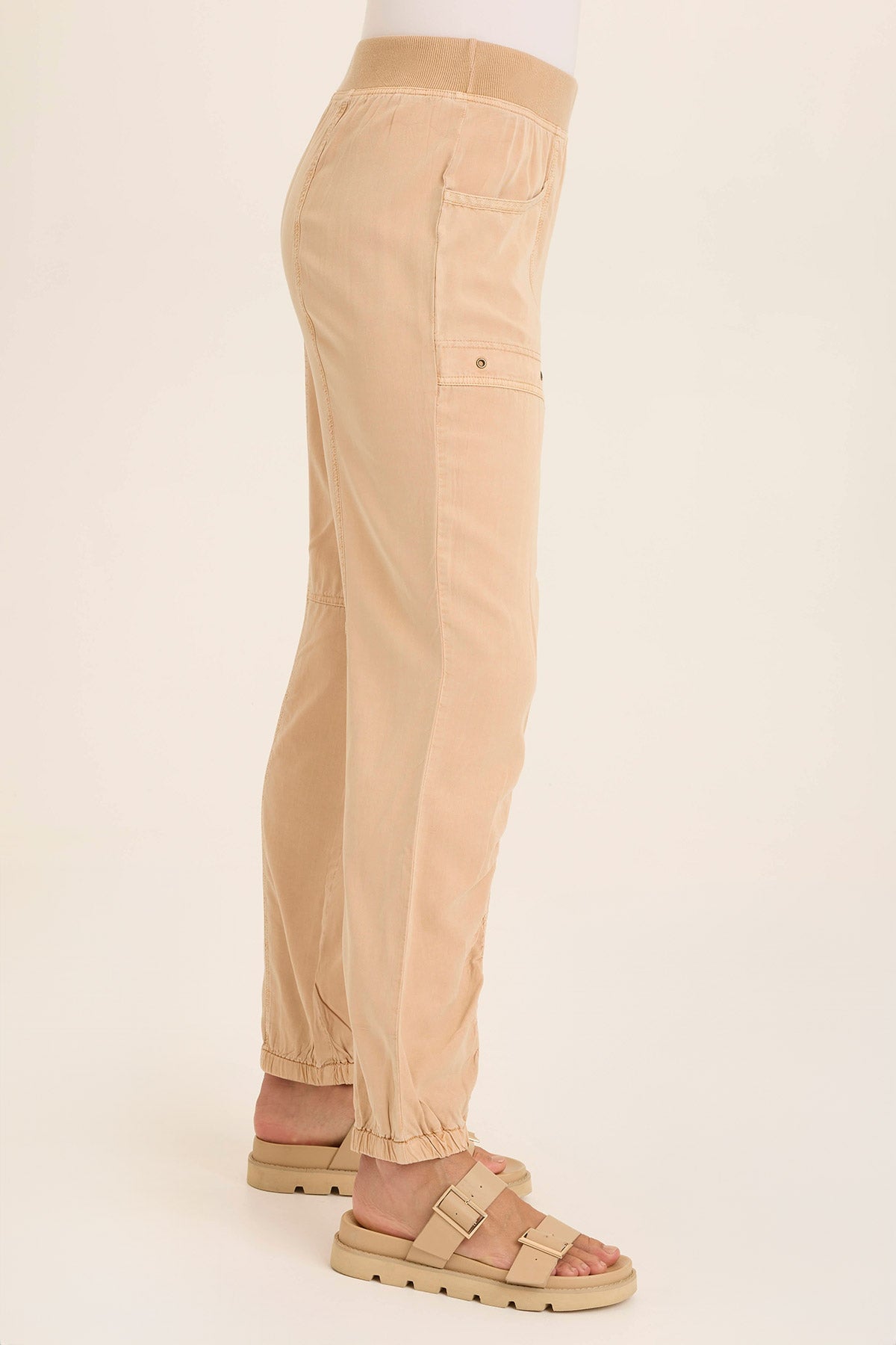 Squire Twill Banded Hem Casual Pants for Men - Comfortable & Stylish Relaxed Fit Trousers - Perfect for Work, Travel & Everyday Wear