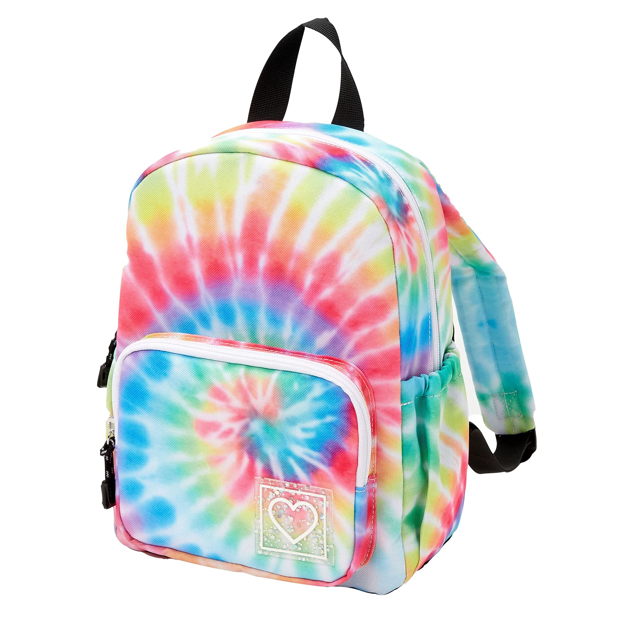CLAIRE'S Small Backpack Purse - Cute Rainbow Tie Dye Mini Backpack for Girls, Teens & Women | Perfect for School, Travel & Everyday Use