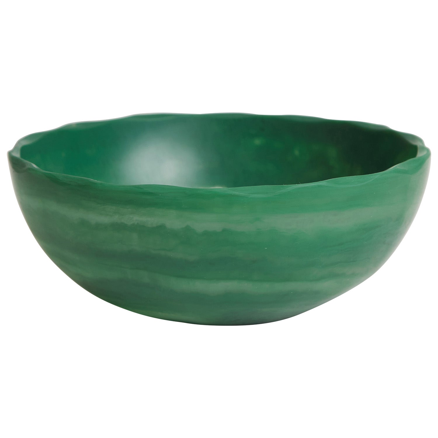 Sloane Bowl - Handcrafted Ceramic Bowl for Home Decor, Kitchen & Dining | Perfect for Salads, Soups, Cereal & Fruit Serving - Forest Green Design