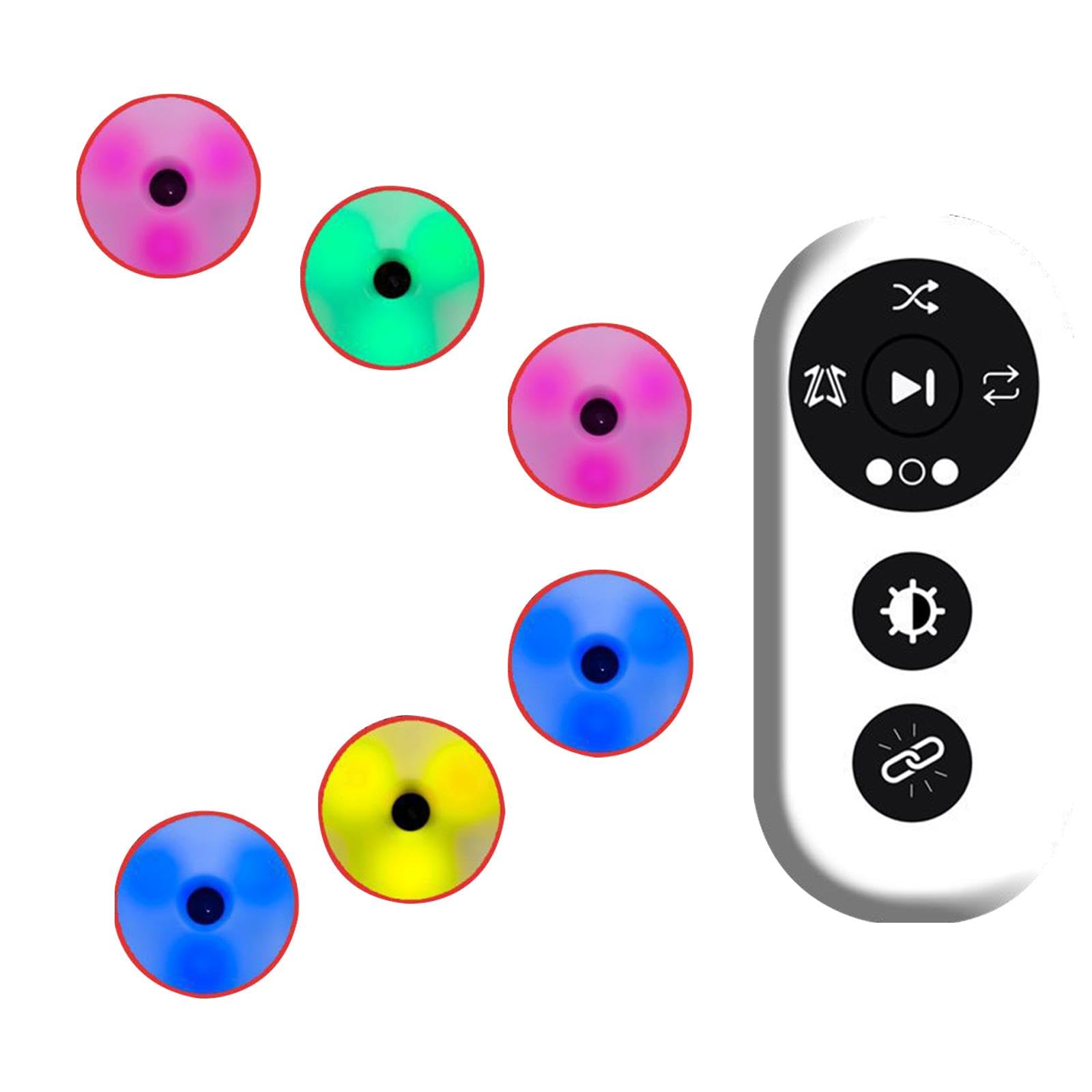 ChiuTiaro 6X Reaction Training Lights - Agility Training Equipment for Speed & Reflex Drills - Perfect for Football, Soccer, Basketball & Martial Arts Practice