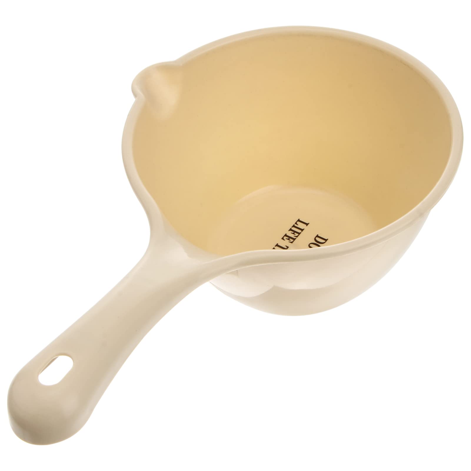 YARDWE Plastic Kitchen Ladles - Durable Water Scoop for Bathing, Hair Washing, and Shampoo Rinsing | Multi-Purpose Plastic Ladle for Kitchen & Bathroom Accessories | Perfect for Showering, Cooking, and Outdoor Use