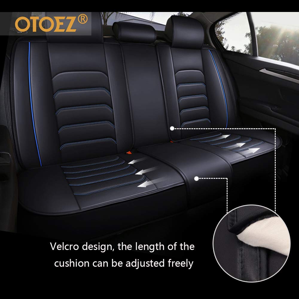 Premium Universal Leather Car Seat Covers Full Set - 5-Seat Leatherette Protection for Sedans, SUVs & Trucks | Waterproof, Durable & Easy to Install | Perfect for Daily Commute, Road Trips & Family Vehicles