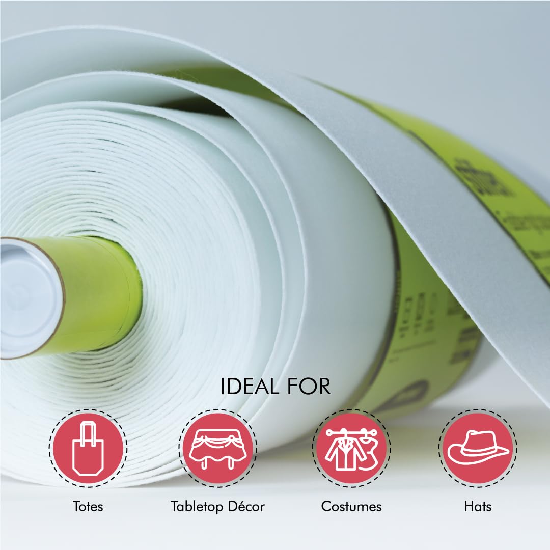 Fairfield Stiffen Fusible Interfacing - One-Sided Sewing Interfacing for Bags, Purses & Home Decor - 20