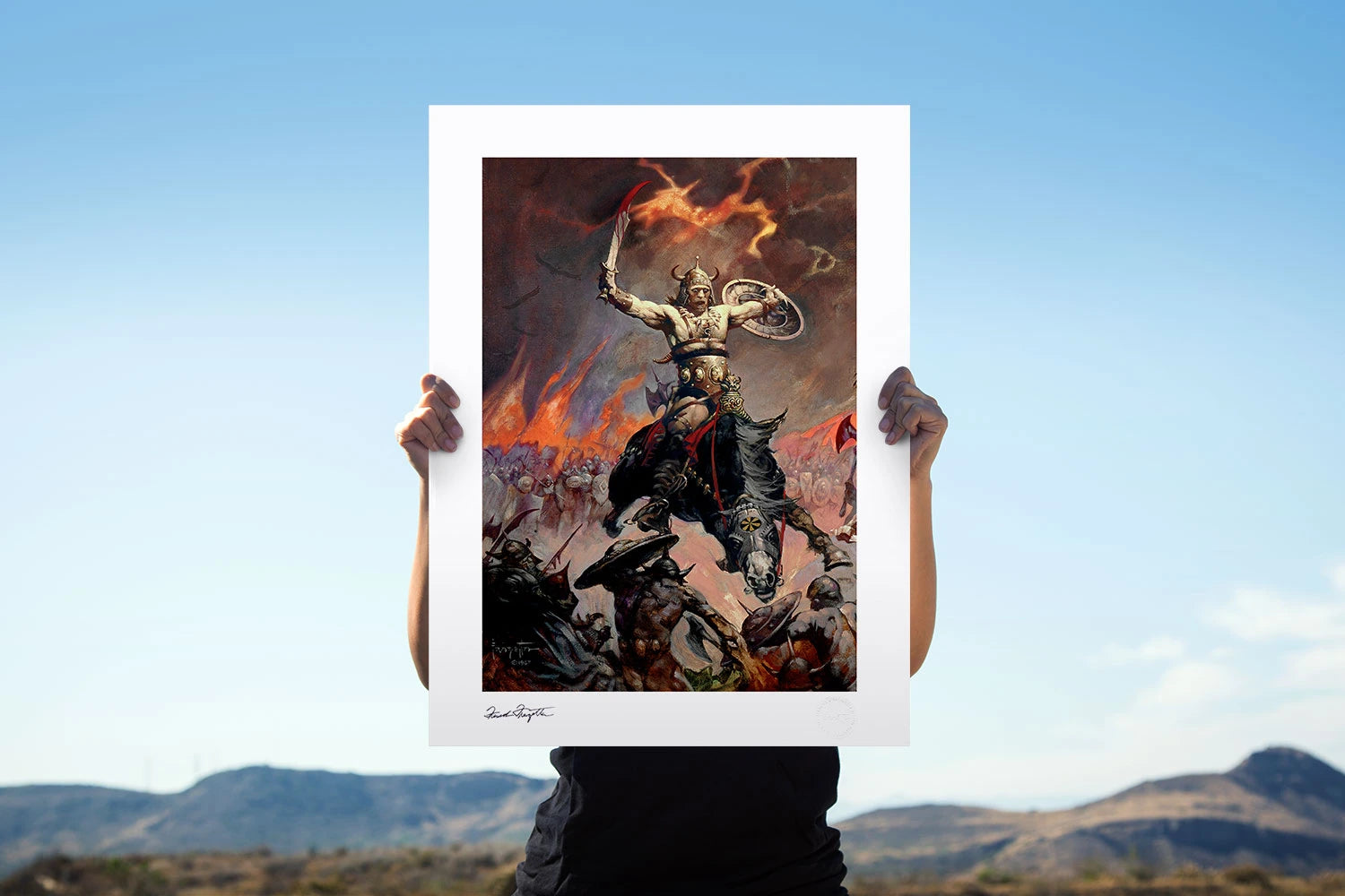 Sideshow Collectibles The Berserker Fine Art Print - Premium Fantasy Wall Art Decor for Home, Office & Gaming Room