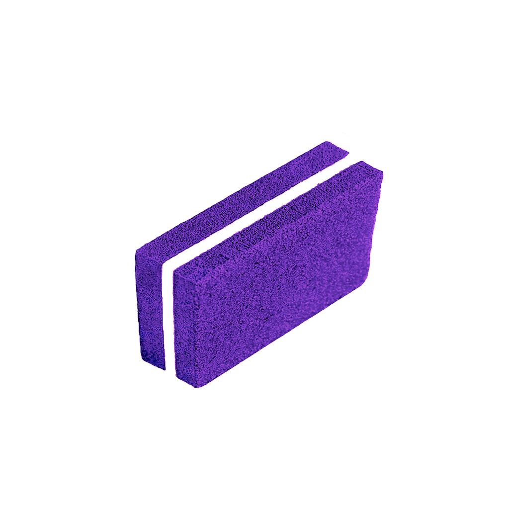 Slim Mini Purple Block Buffer - Compact Nail File & Buffer for Smooth, Shiny Nails - Perfect for Home Manicures, Travel & Salon Use