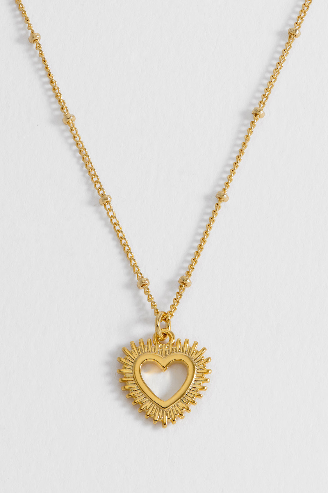 Heartburst Pendant Necklace - Elegant Sterling Silver Heart Charm Jewelry for Women | Perfect Gift for Valentine's Day, Anniversary & Romantic Occasions