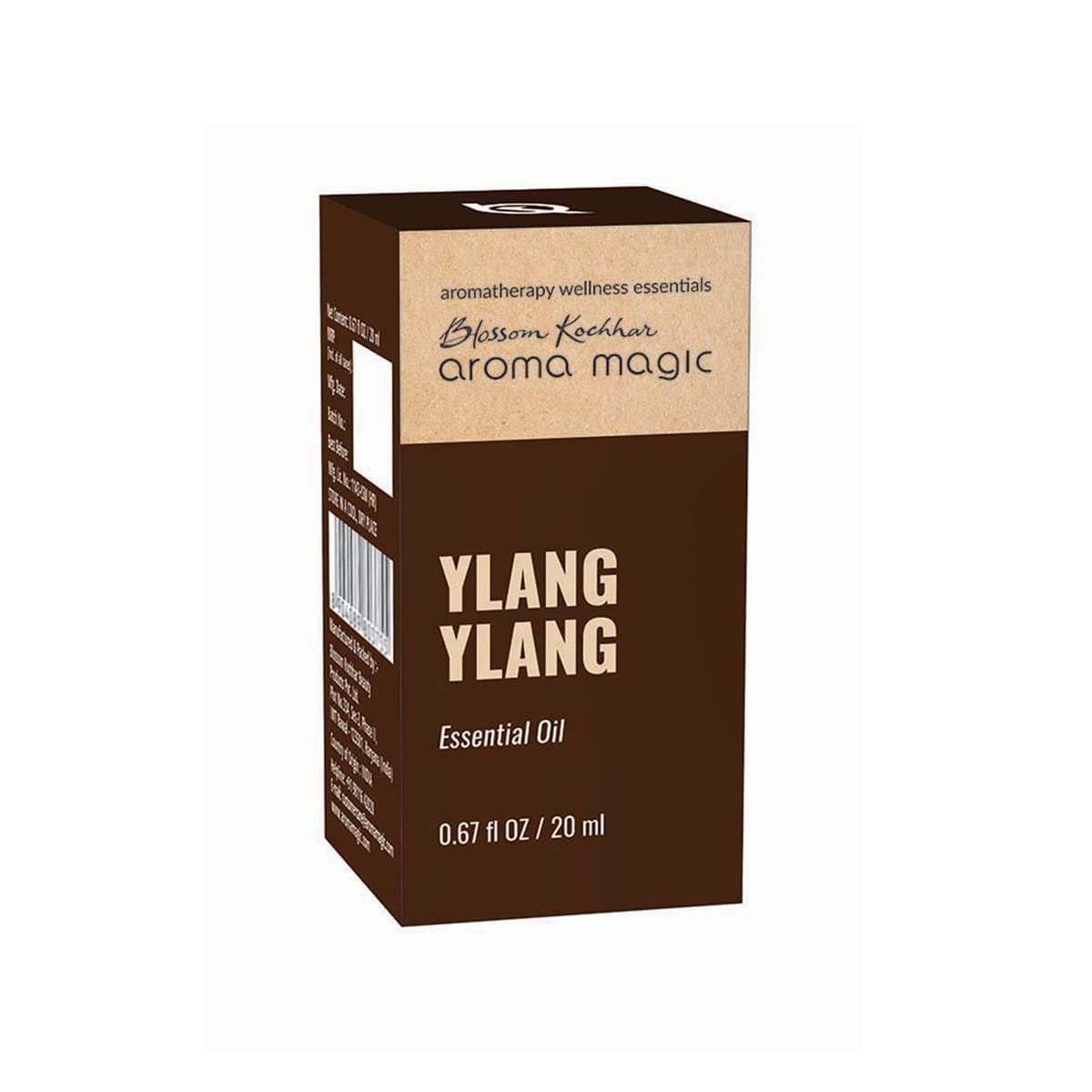 Aroma Magic Ylang Ylang Essential Oil - 100% Pure Natural for Aromatherapy, Diffuser, Massage, Hair & Skin Care | 0.67 Fl Oz/20ml | Relaxation, Stress Relief & Mood Booster | Perfect for Spa, Yoga & Home Use