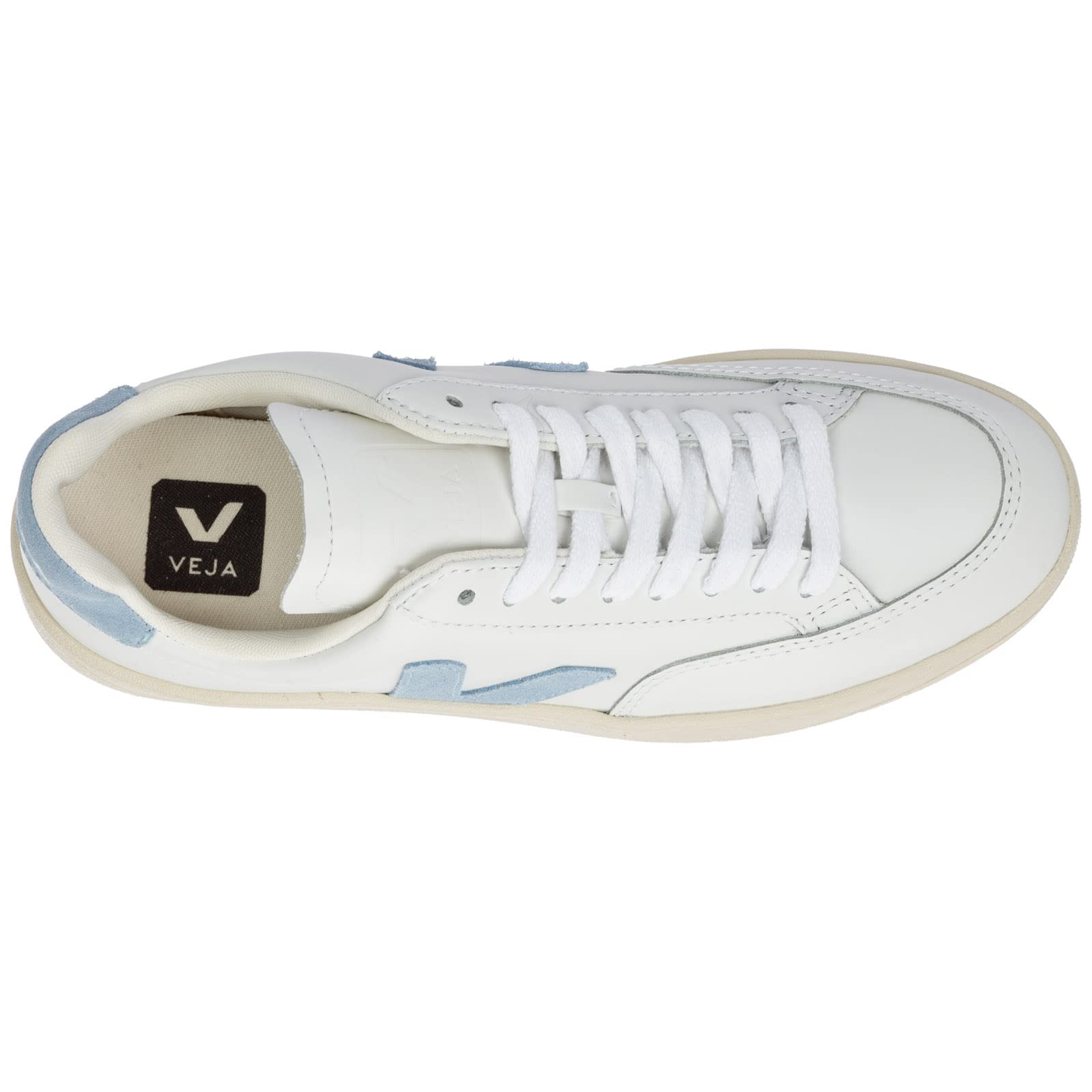 Veja Women's V-12 Sneakers - Extra White Leather Vegan Eco-Friendly Fashion Shoes for Casual Wear, Running & Everyday Outfits