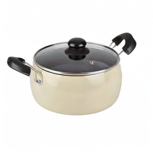 RB-1706 Spill-Resistant Induction-Compatible Cooking Pot - 8.7 Inch (22 cm) Non-Stick Noodle & Rice Pot with 7.9 Inch (20 cm) Diameter - Perfect for Boiling, Cooking & Kitchen Use