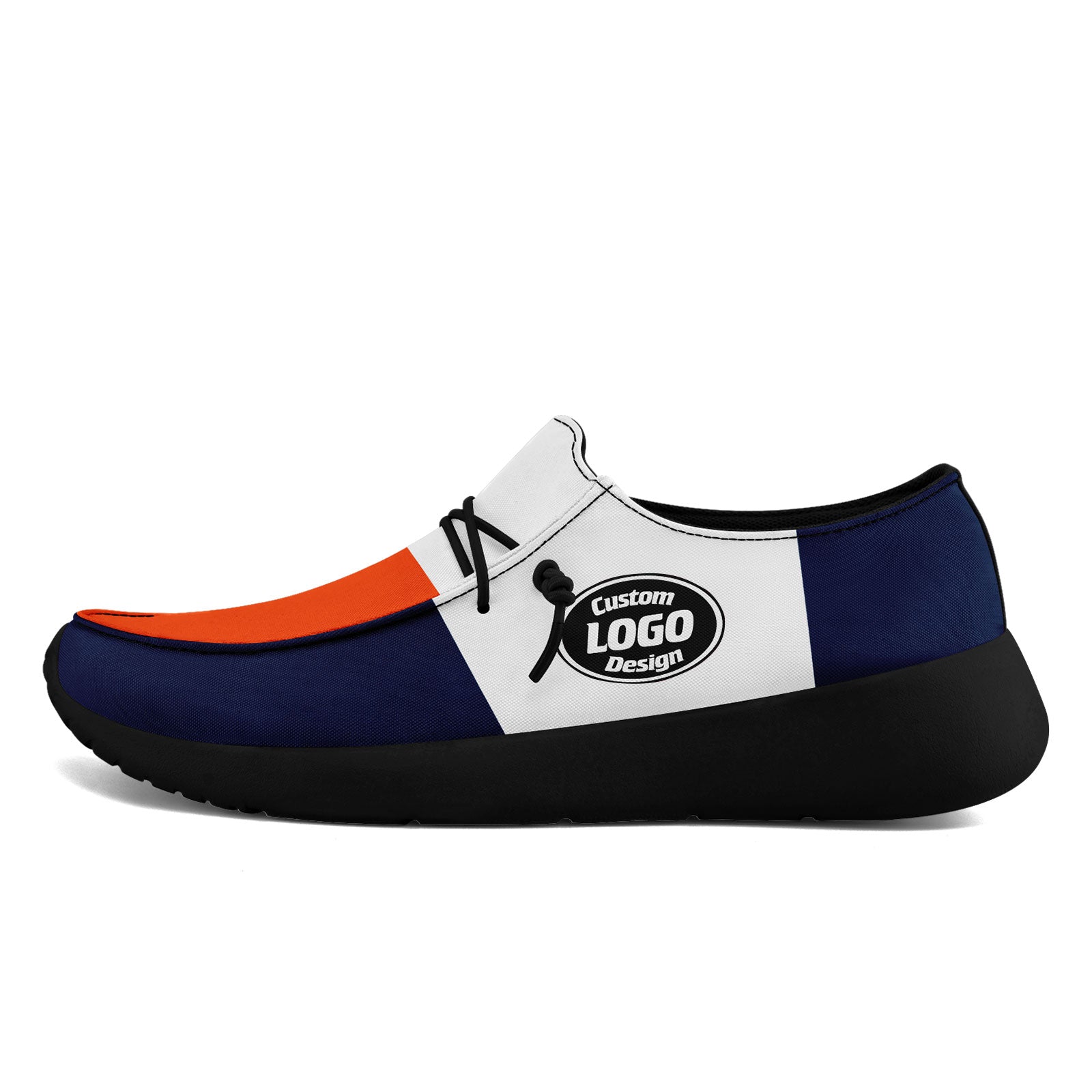 Custom Denver Orange Blue White Personalized Sneakers - Unisex High-Top Fashion Shoes for Men & Women - Perfect for Casual Wear, Running, Gym & Street Style - Size 10 Online Customization Available